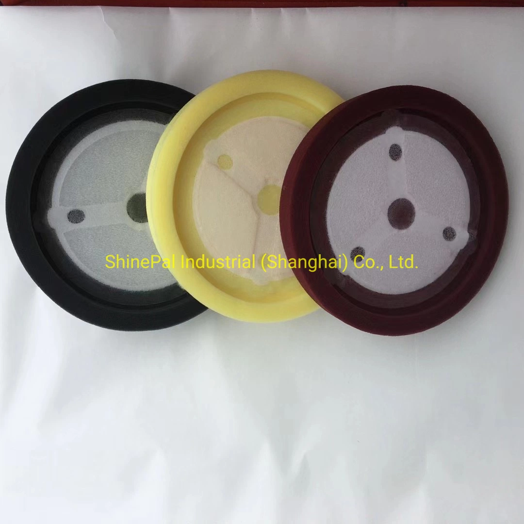 Spl-Fp009 High quality/High cost performance  Durable Wholesale/Supplier 5 6 Inch Dia Smooth Surface Sponge Foam Pad Da Foam Pad for Car Polish 7 Inch