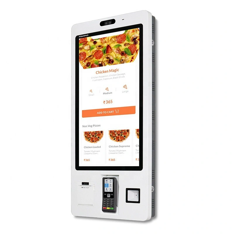 24 Zoll 32 Zoll Bestellkiosk Touchscreen POS-System Self Pay Automaten-Selbstbedienungsautomaten für McDonald′ S/KFC / Restaurant