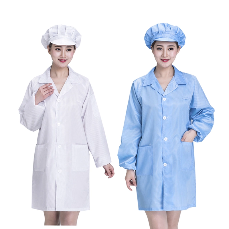 Smock Antistatic Cleanroom Working Garment Clothing/ ESD Clothes