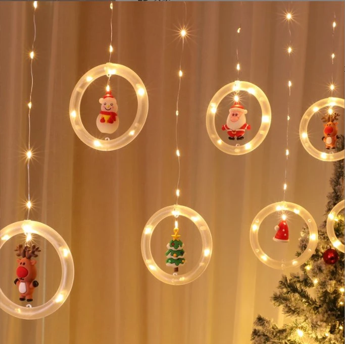 Christmas Decoration Lights Room Layout Window Decoration LED Lights Wishing Ball Ice Strip Light String