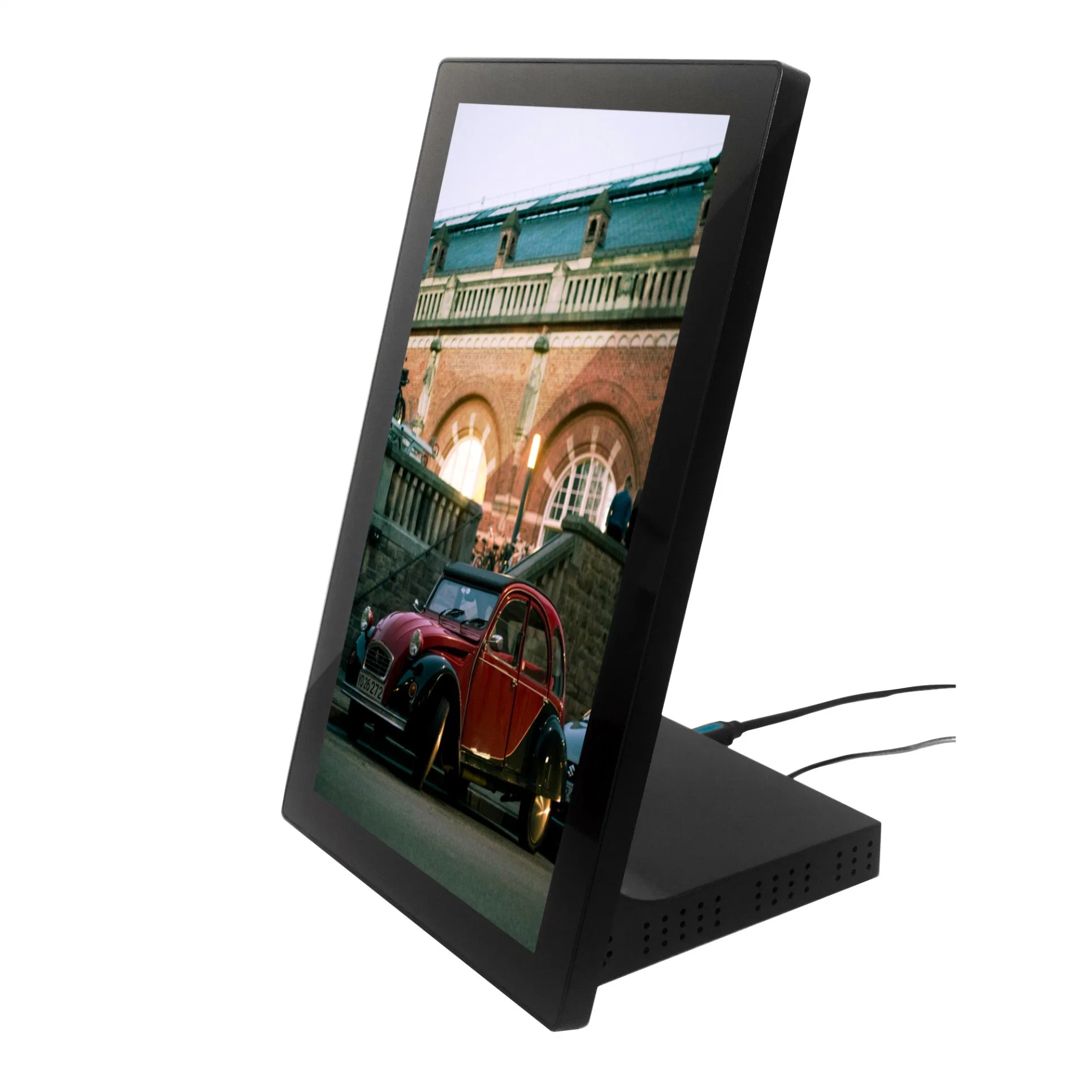 15.6inch L model table standing display small desktop advertising machine