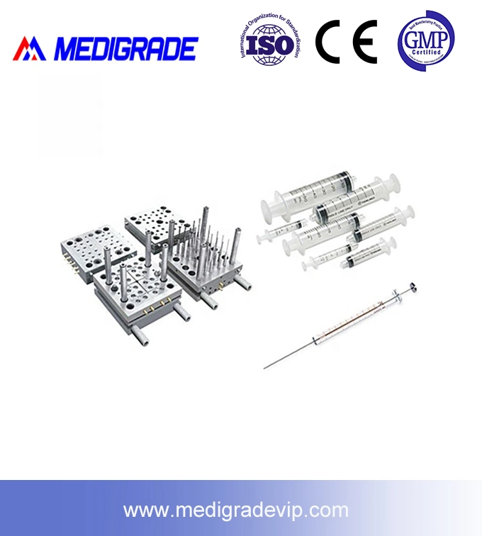 Manufacturer Precision Custom Medical Device Plastic Injection Molding Mold Syringe Moulding Mould China Steel