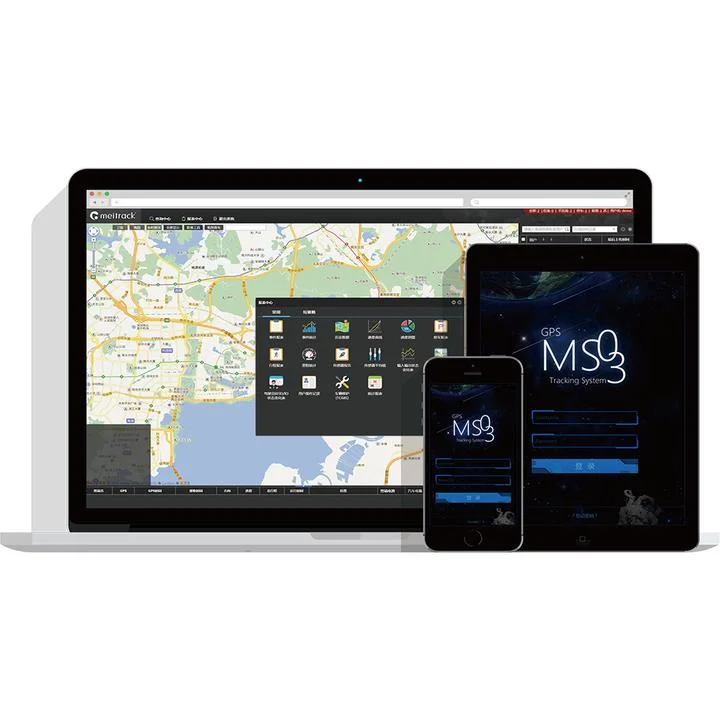 Meitrack Google map web-based school attendance management gps server tracking software MS03