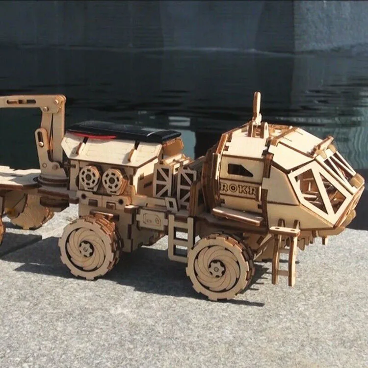 Certificado vehículo mecánico Puzzle 3D de madera Juguete