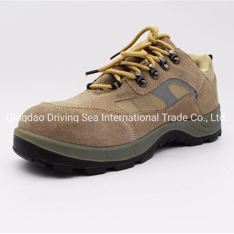 Suede Leather Steel Toe Plate Men's Work Safety Work Shoes