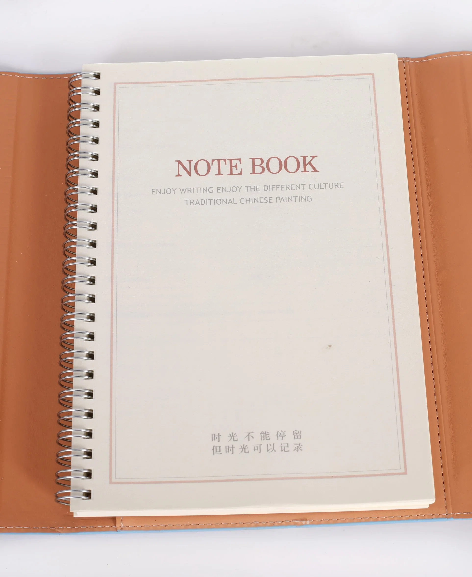 2021 Wholesale/Supplier Promotional Gift Office Custom Gifts Hardcover PU Leather Notebook with Pen Holder A5 A6