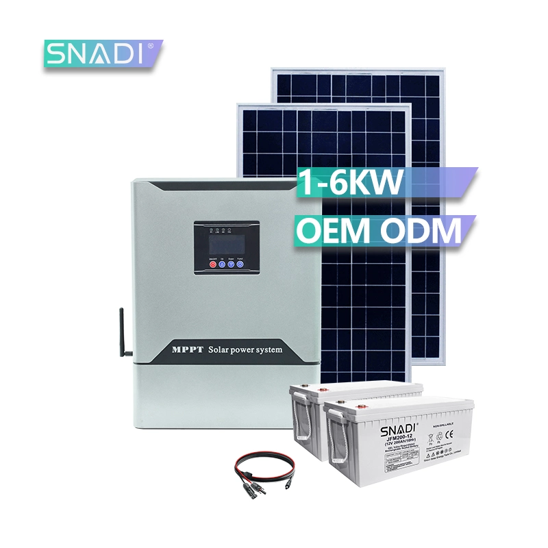 Komplette Sets 3kw/5kw Solar Power Energy System Modul Batterie Sichern