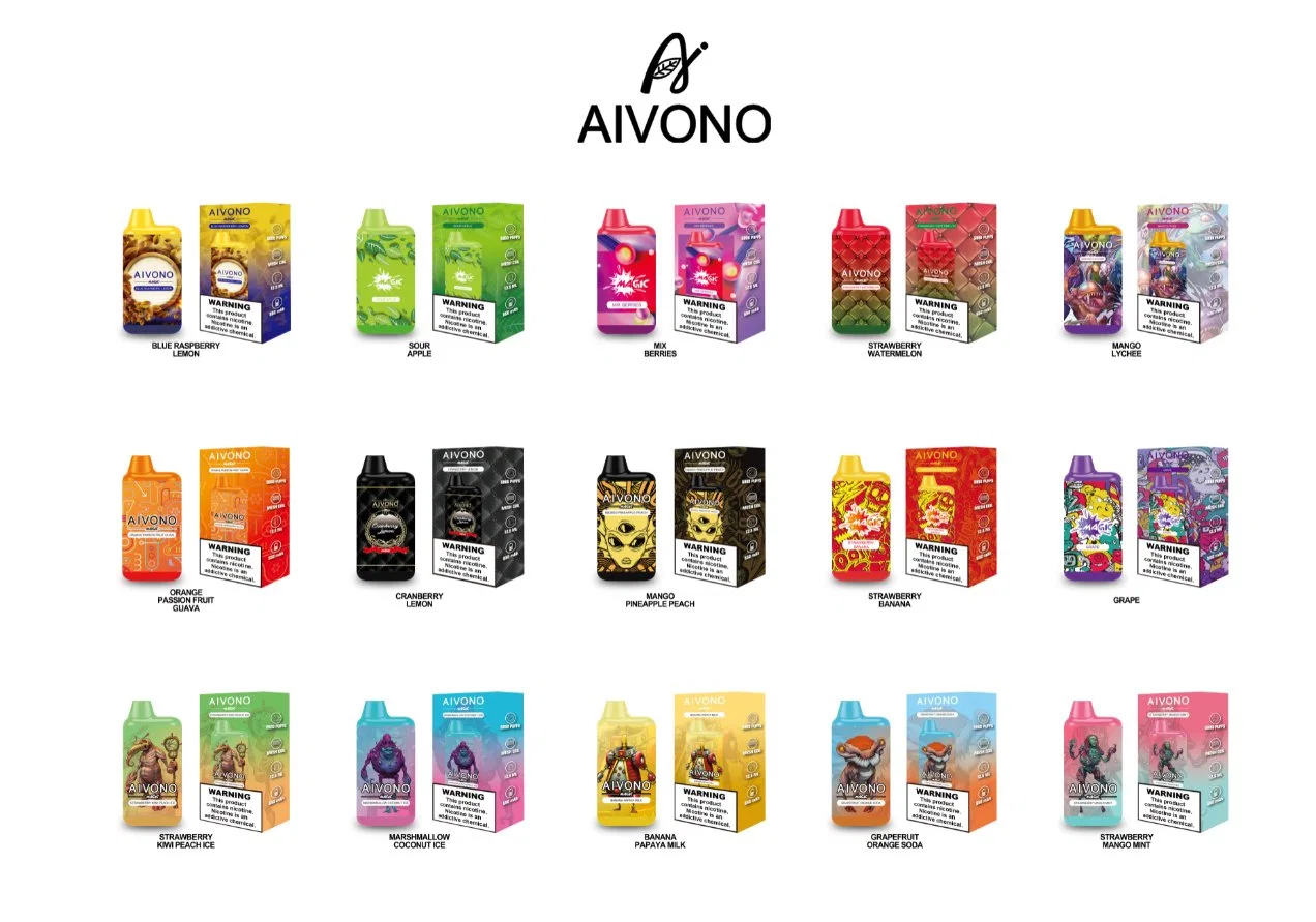 أيفونو قابل للتفكيك مصنع الجملة السجائر الإلكترونية Aivono AIM Magic Box 5800puffs OEM