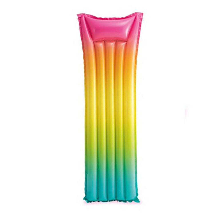 Água de Verão Toy almofada insuflável Rainbow Exterior de flutuação de mat