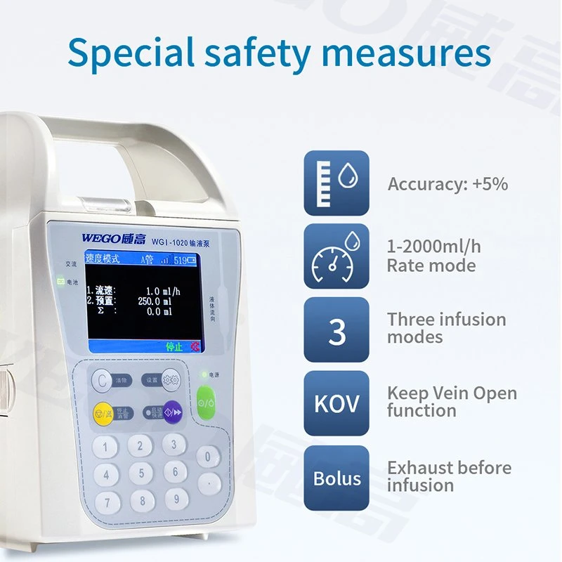 Wego Infusion Pumps Price Medic Infused Pump with CE Certification