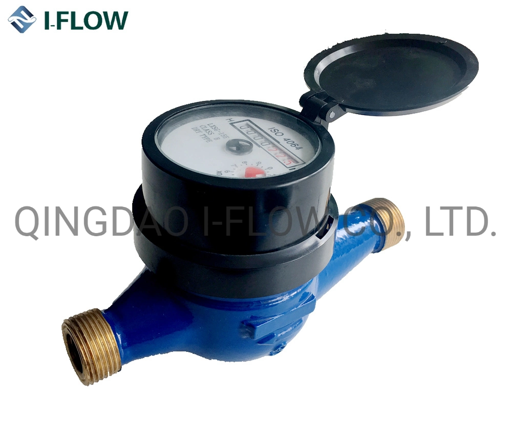 Multi Jet Plastic Cast Iron Dry Types Water Meter