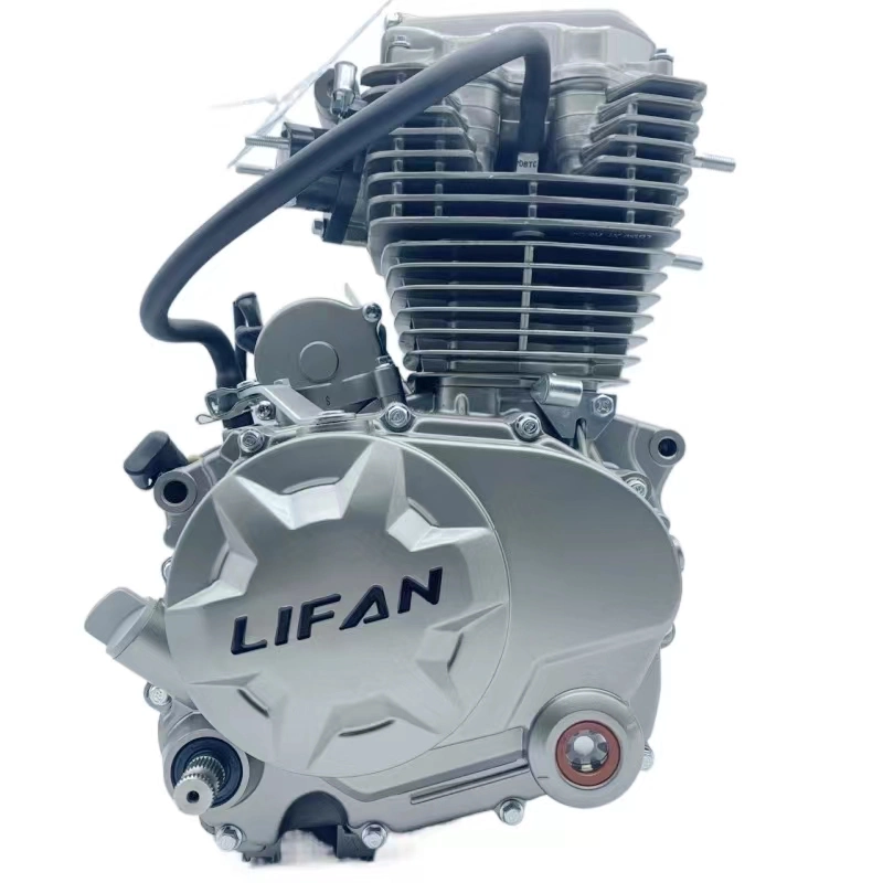 Motor a 4 tempos de moto Lifan 150cc com arranque elétrico, motor a 4 tempos com arrefecimento a ar Para motores de moto de sujidade Honda Suzuki Cg150