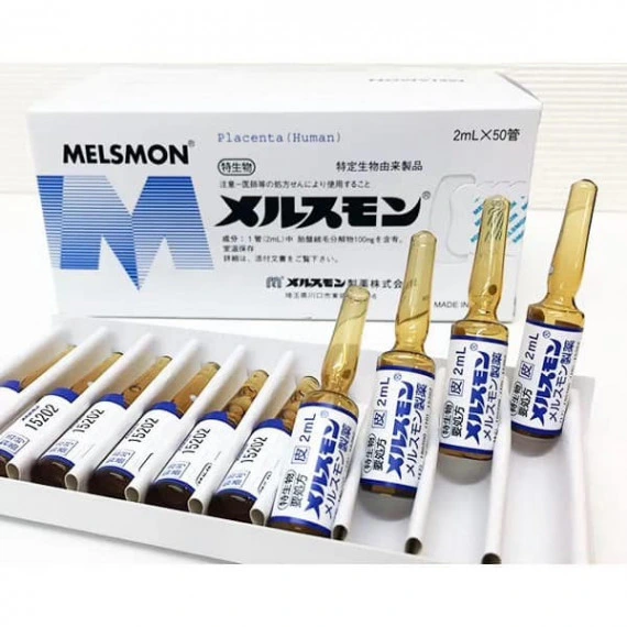 Japan Otiginal Laennec Human Placenta Injection Melsmon Enzymes Skin Repair Anti Aging