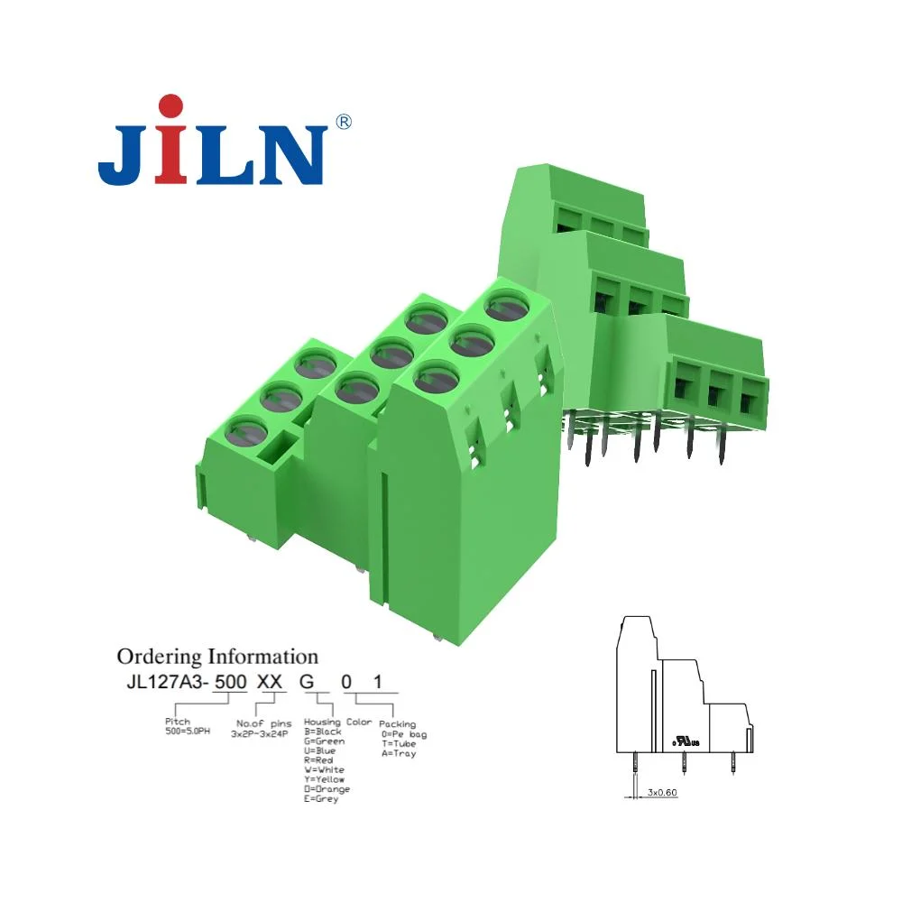 Custom Electrical Terminal Block Stacked Design Saves Wire Length Cable Terminal Block Connector Wiring Terminal Block
