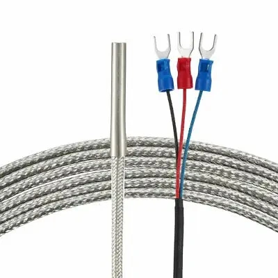 Congelador 100 Ohm 3 cable PT temperatura transductores RTD calor Sistema de monitoreo de resistencia Detector de sensor de temperatura