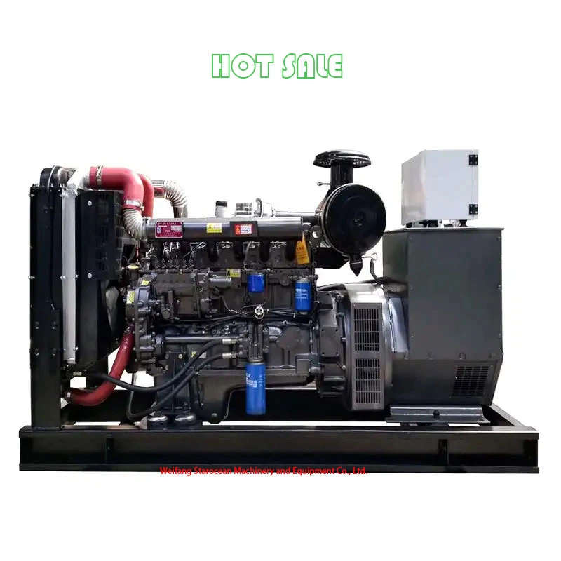 2023 cilindro Ricardo Open Type GLP 125kVA 100kVA Gas Diesel Generador de fábrica