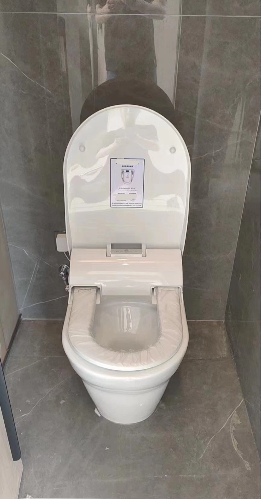 Va-09A Toilet Seat with Auto Sanitary Film, Public Toilet Seat with Sanitary Film