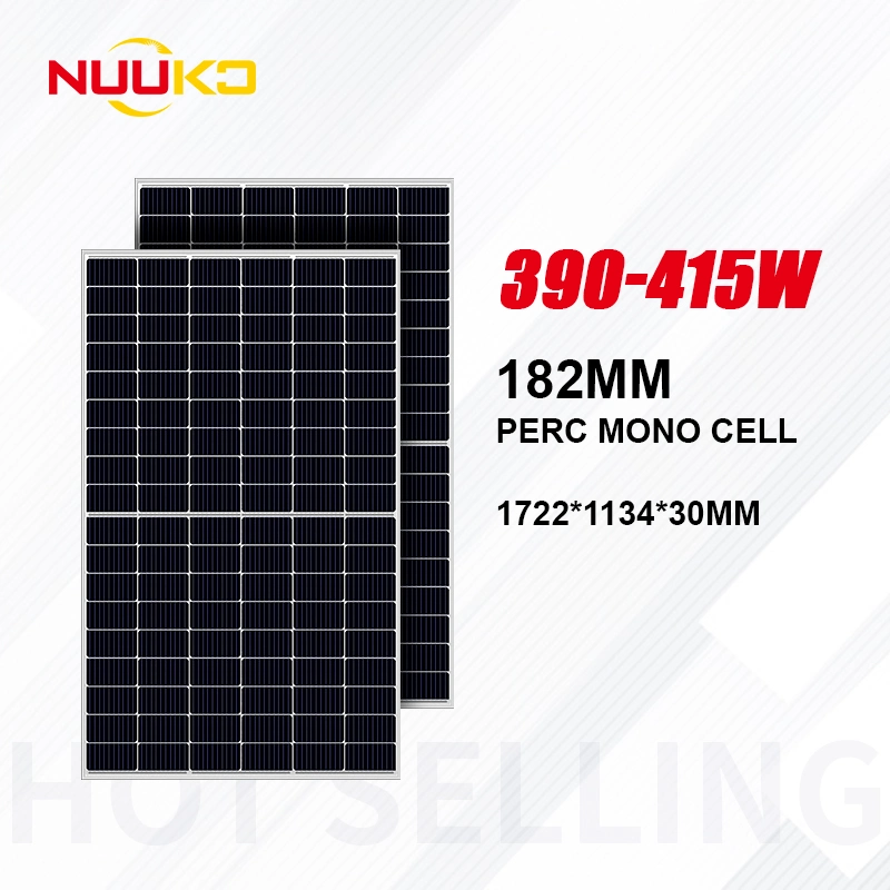 Nuuko Europe 405W 182mm Cell Mono for Home Power System