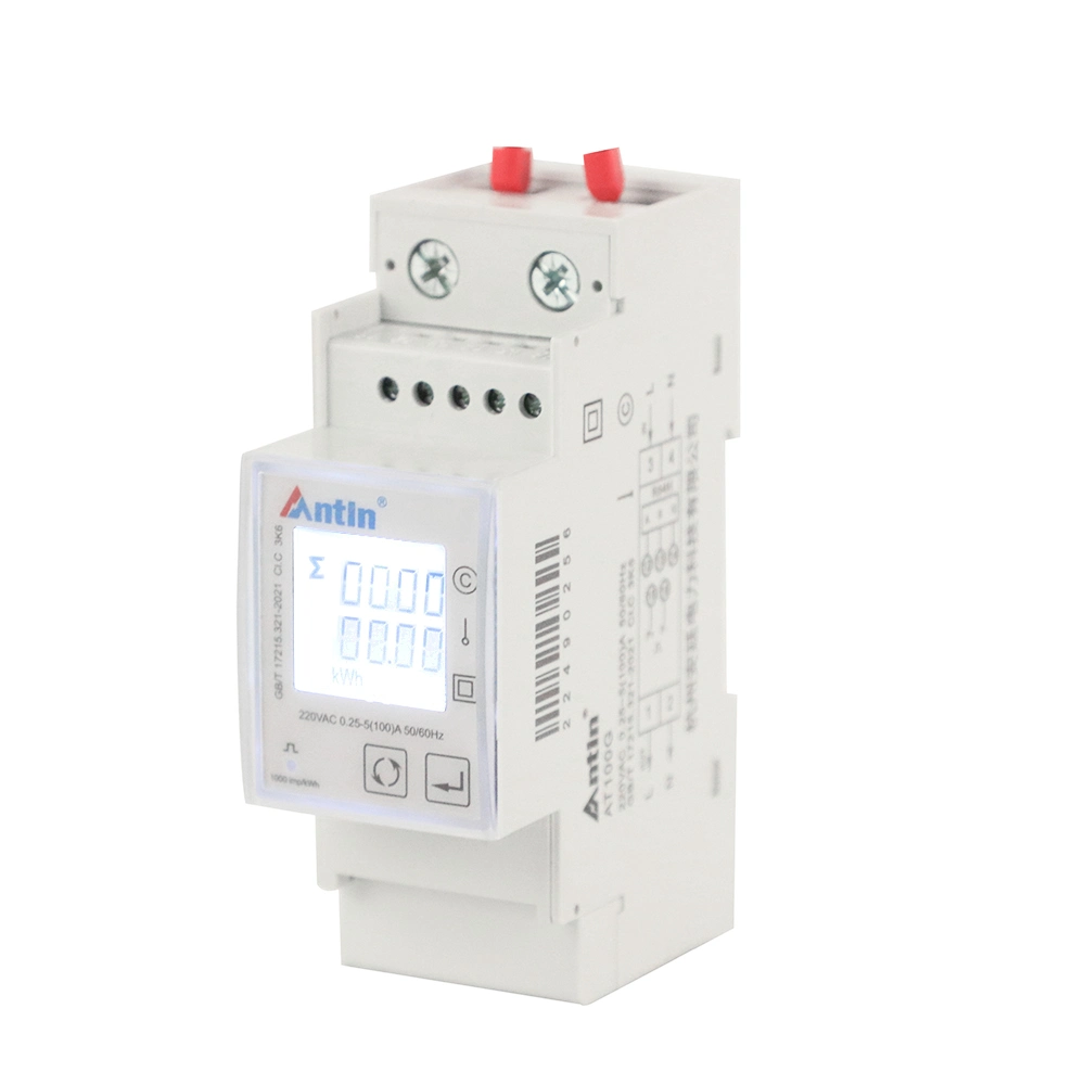 AT100g Single Phase DIN Rail Energy Meters, DIN Rail Meter, Energy Meter, Power Meter