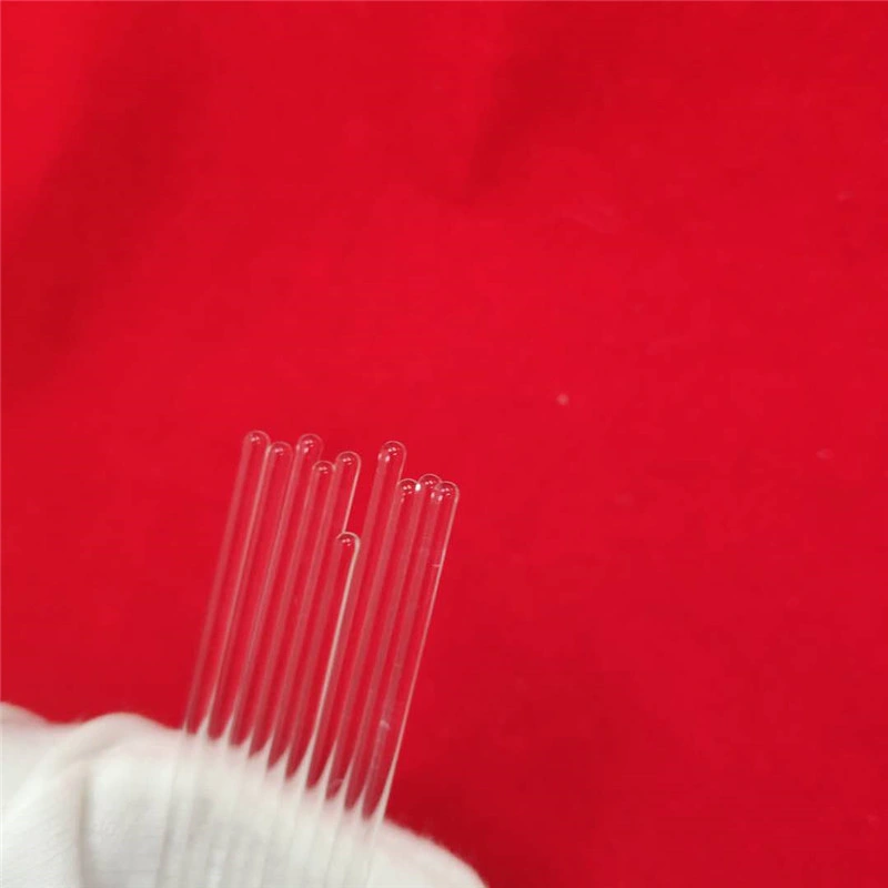 Small Size Diameter Fused Silica Stick Stirring Bar Transparent Factory Quartz Rod for Chemical Applications