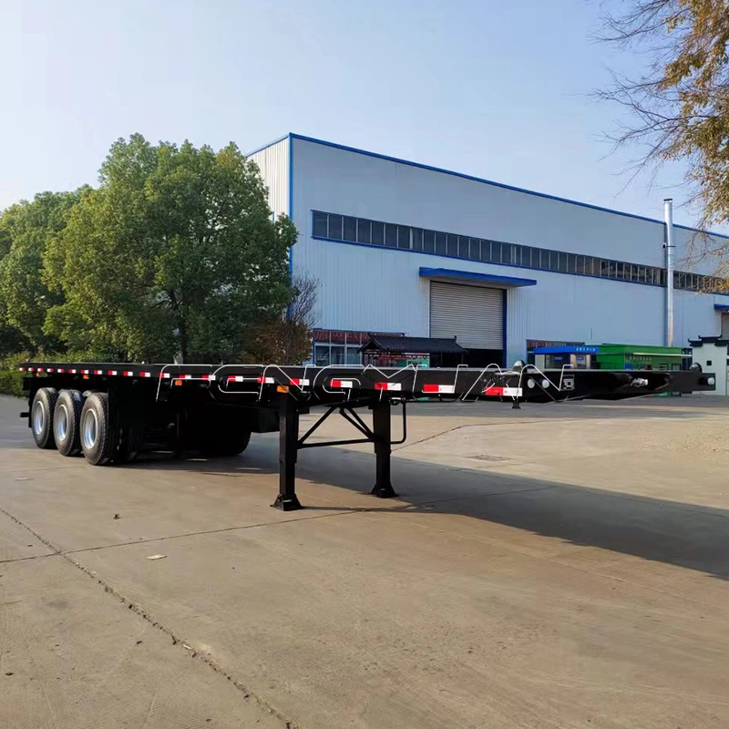 China Fengyuan Manufacture Tri Axles 3 Axle Semi Truck Trailer for Transport Fleet