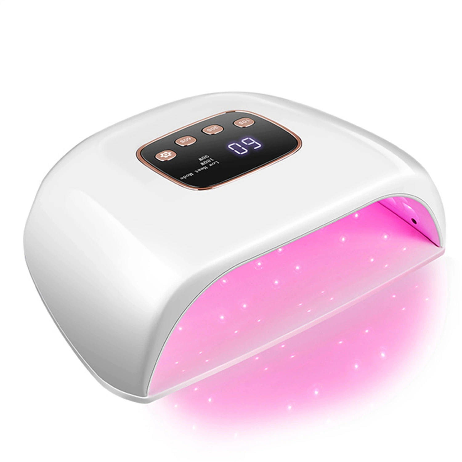 Professionelle elektrische 180W Doppelhand LED UV Nagelleuchte rot Licht für Gelpolitur und Härtung Nail Dryer Maschine für Nutzung Des Salons