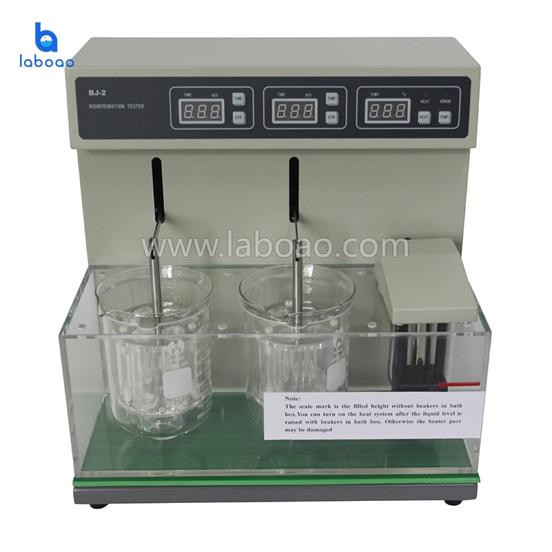 Automation Double Cup Pharmaceutical Disintegration Tester Used in Lab