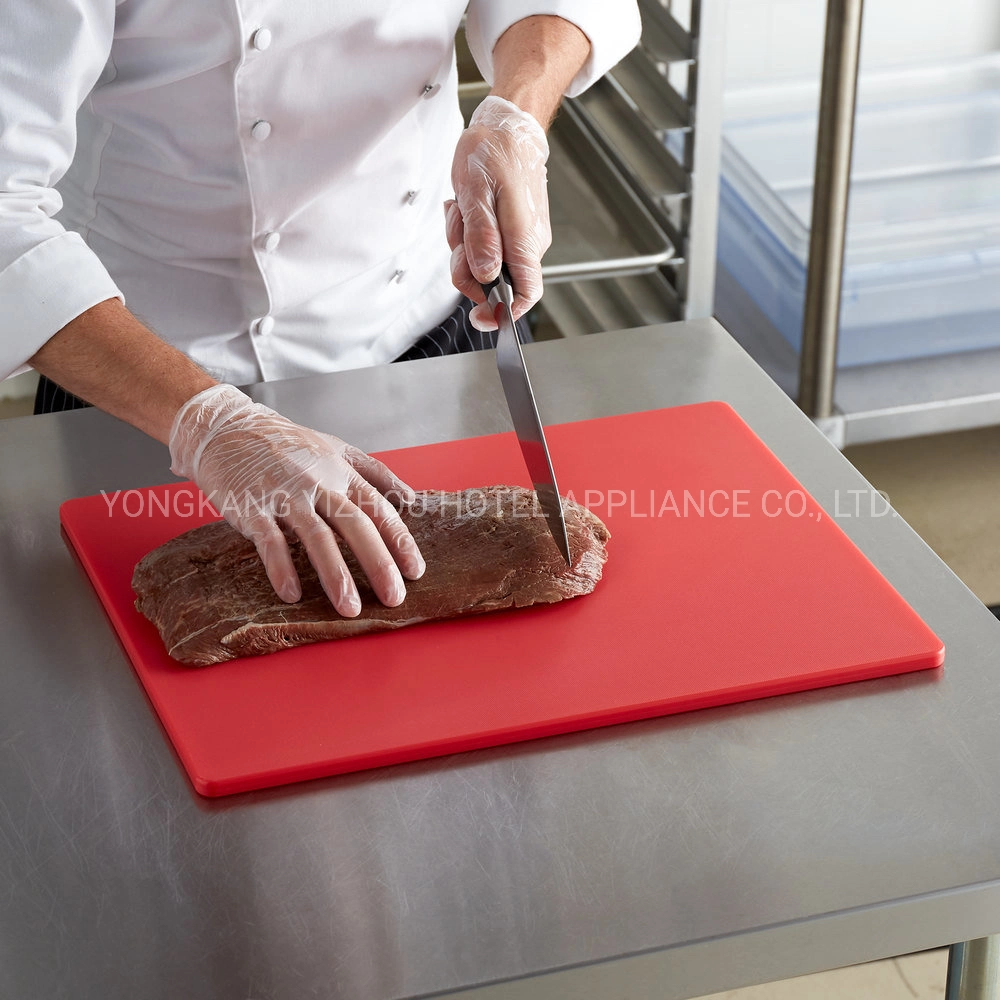 7-Color Plastic Cutting Board LDPE Chopping Board 600X400X20mm Commercial Chopping Block