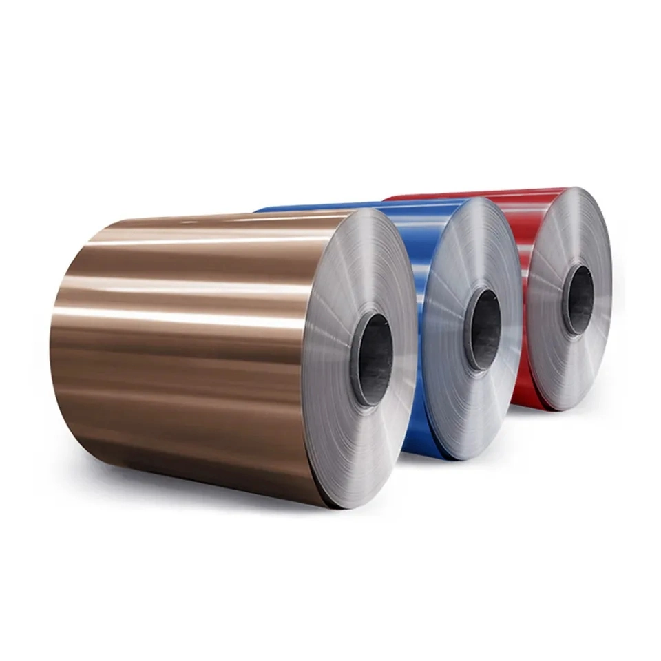 Painted Aluminum Coil Color Coated Steel Coil Price PVDF/PE /Steel Sheet