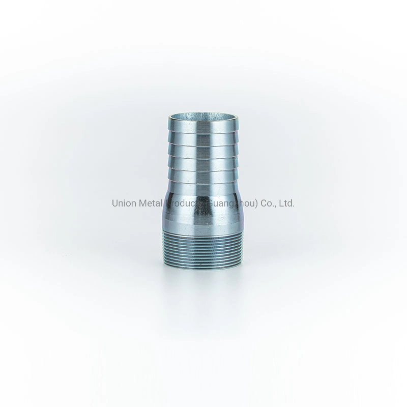 Plated Steel Hose Nipple SS304/316 King Combination Nipple with Groove