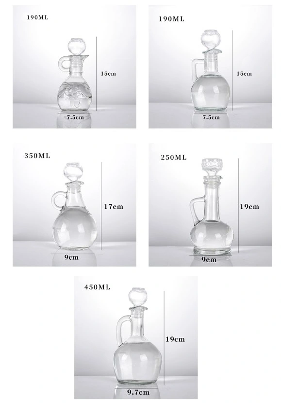 مقبض الجملة صلصة الزجاج صلصة خل التتبيل وعاء الزيت