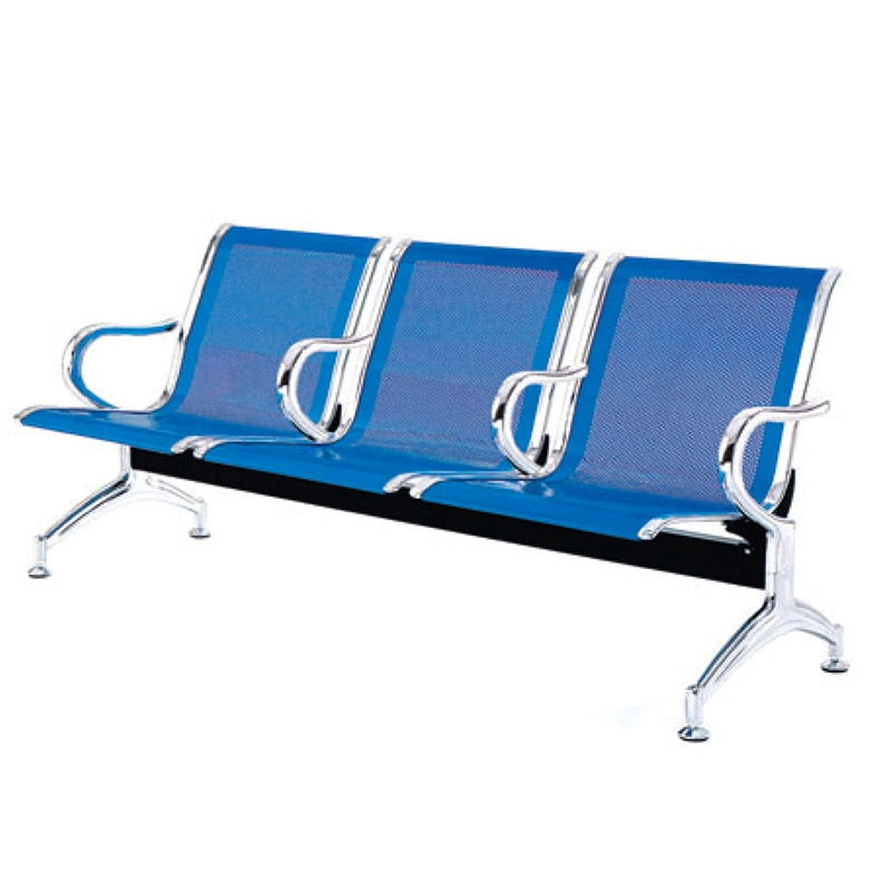 Cheap Commercial Furniture Hospital Airport Terminal Metal Seating 2/3/4 Passenger Stainless Steel Public Bench Waiting Chair (UL-22MD85)