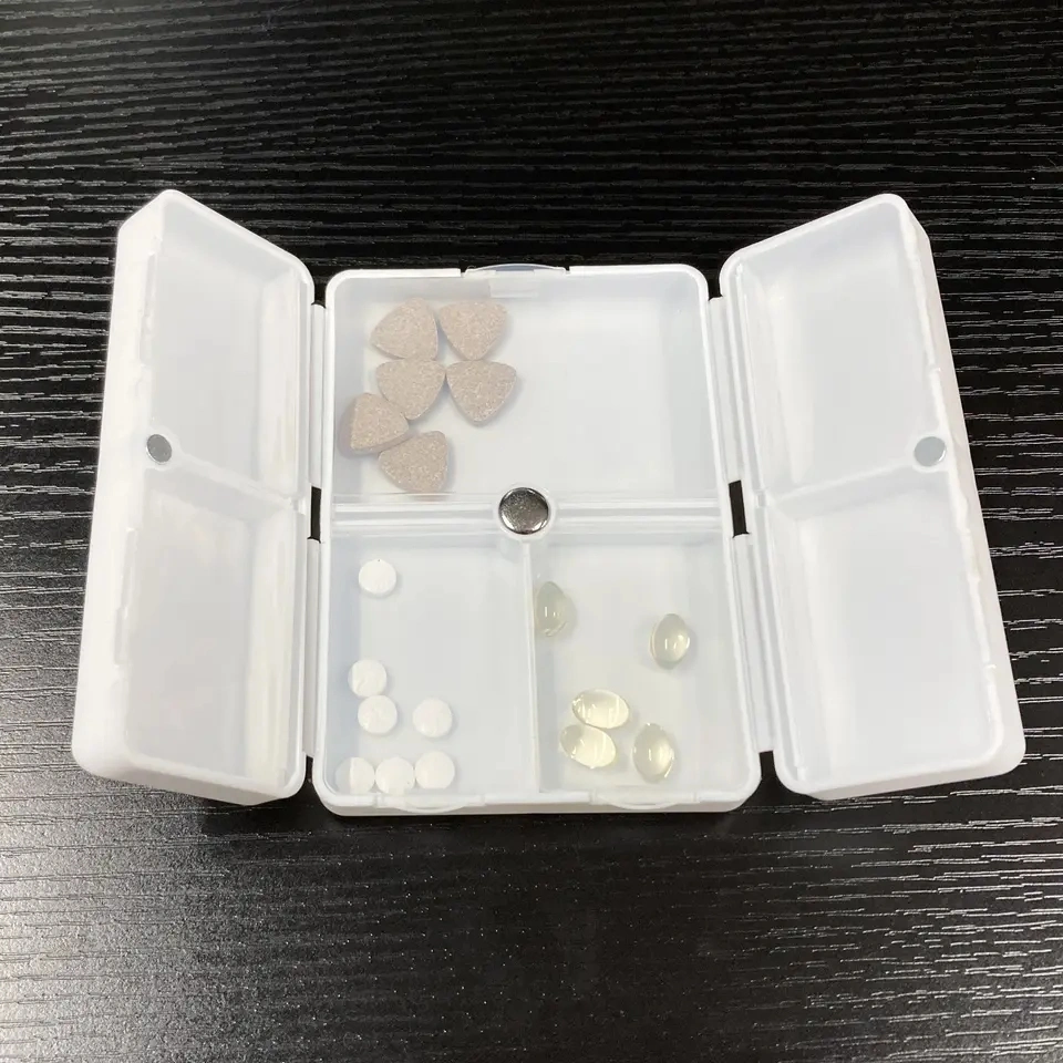 Weekly Magnetic Pill Case Pill Box Medicine Pill Case