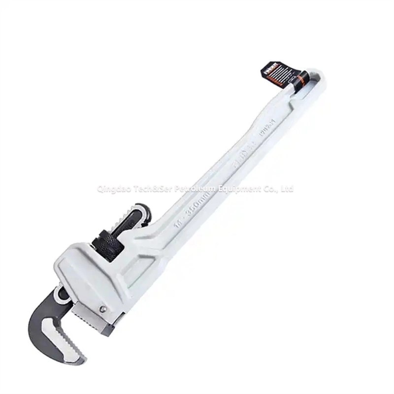 Superior Quality and Long Durability Carbon Steel 350 mm Rigid Type Pipe Wrench Made in India Cutting Tool Ratchet Wrench