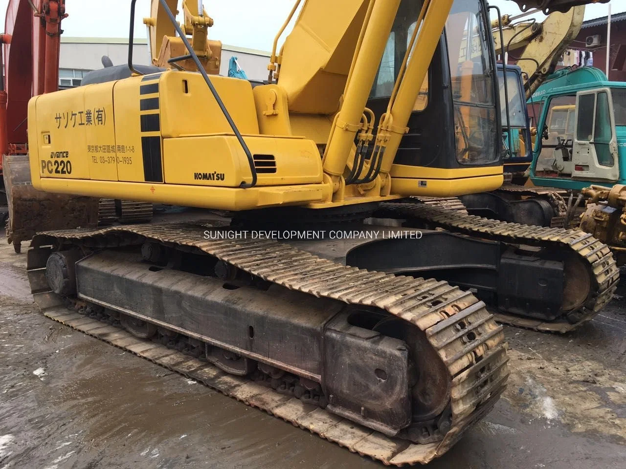 Japan Origin 1m3 Bucket Secondhand Komatsu PC220-6 PC220 Crawler Type Excavator