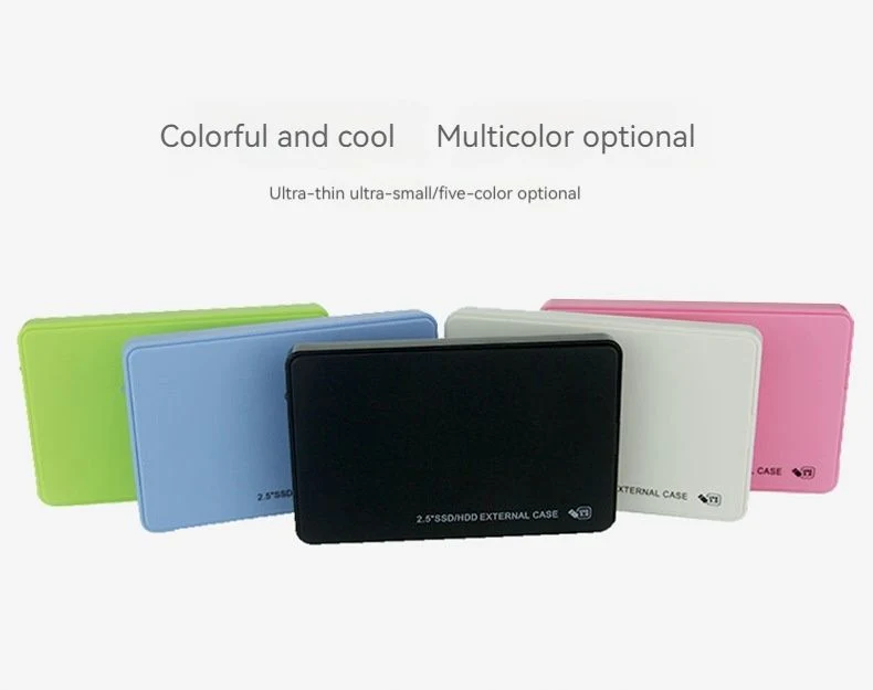 2022 USB 3.0 HDD Laptop Hard Drive External Enclosure 2.5 Inch SATA SSD Mobile Disk Box Cases HDD for Windows/Mac OS Wd