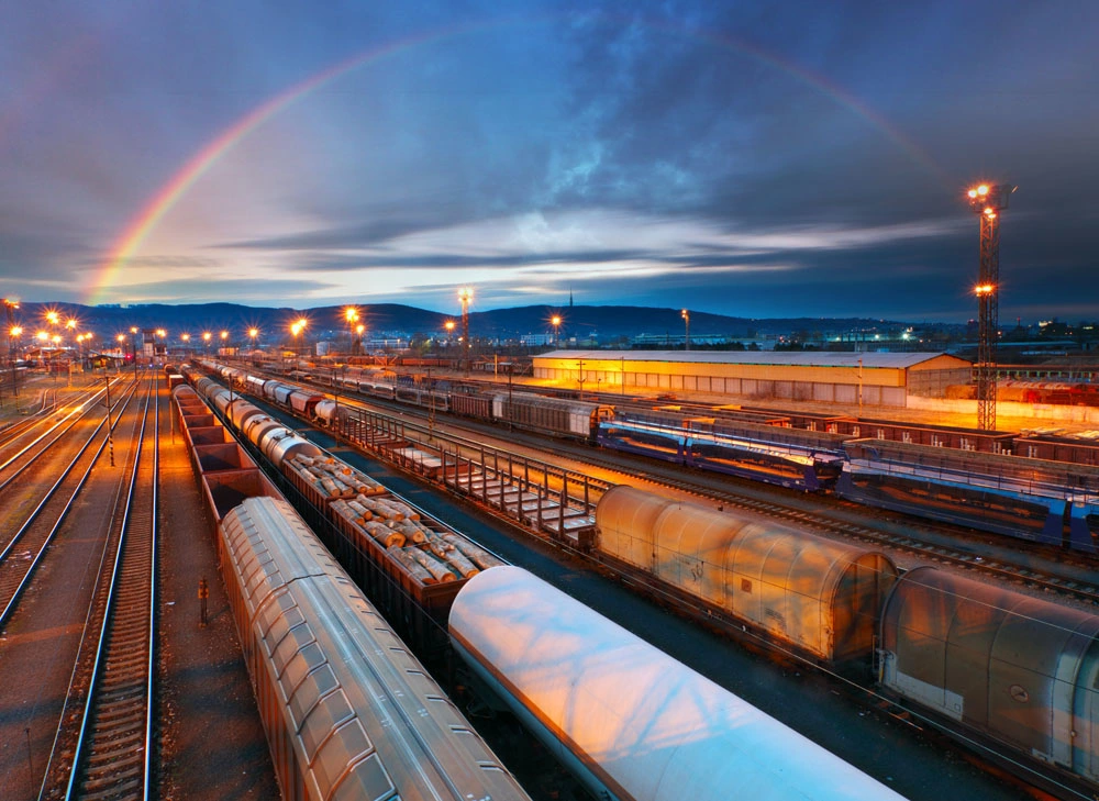 Chemin de fer de Shanghai à Ashgabat 40 HQ train Freight Rate Land Prix d'expédition de la logistique