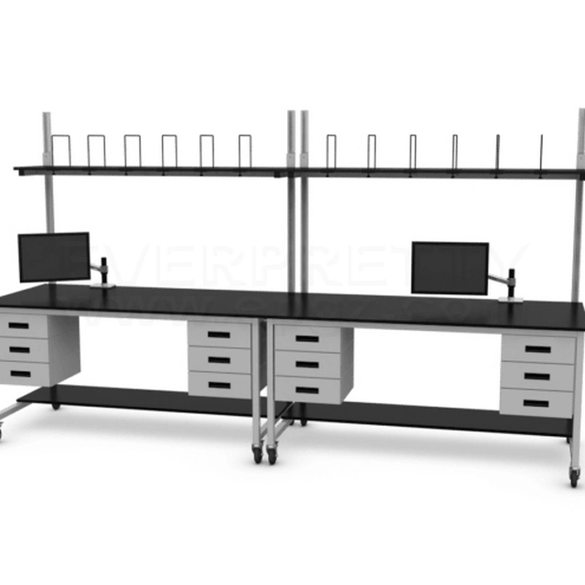 Workstation Antistatic Test Hospital School Furniture Work Medical Labench Lab Table Equipment with Sink Steel Chemical Wholesale/Supplier Bio Steel C-Fram Central