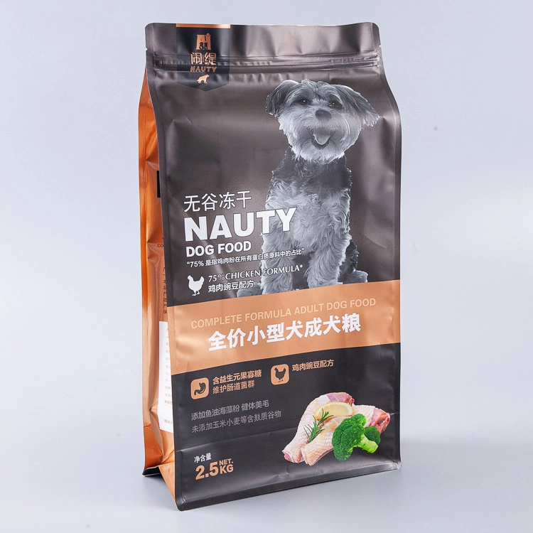 Wholesale/Supplier Bag Biodegradable Bag 20kg Pet Food Animal Feed Packaging Bag Plastic Mylar Beautiful Logo Printing Design