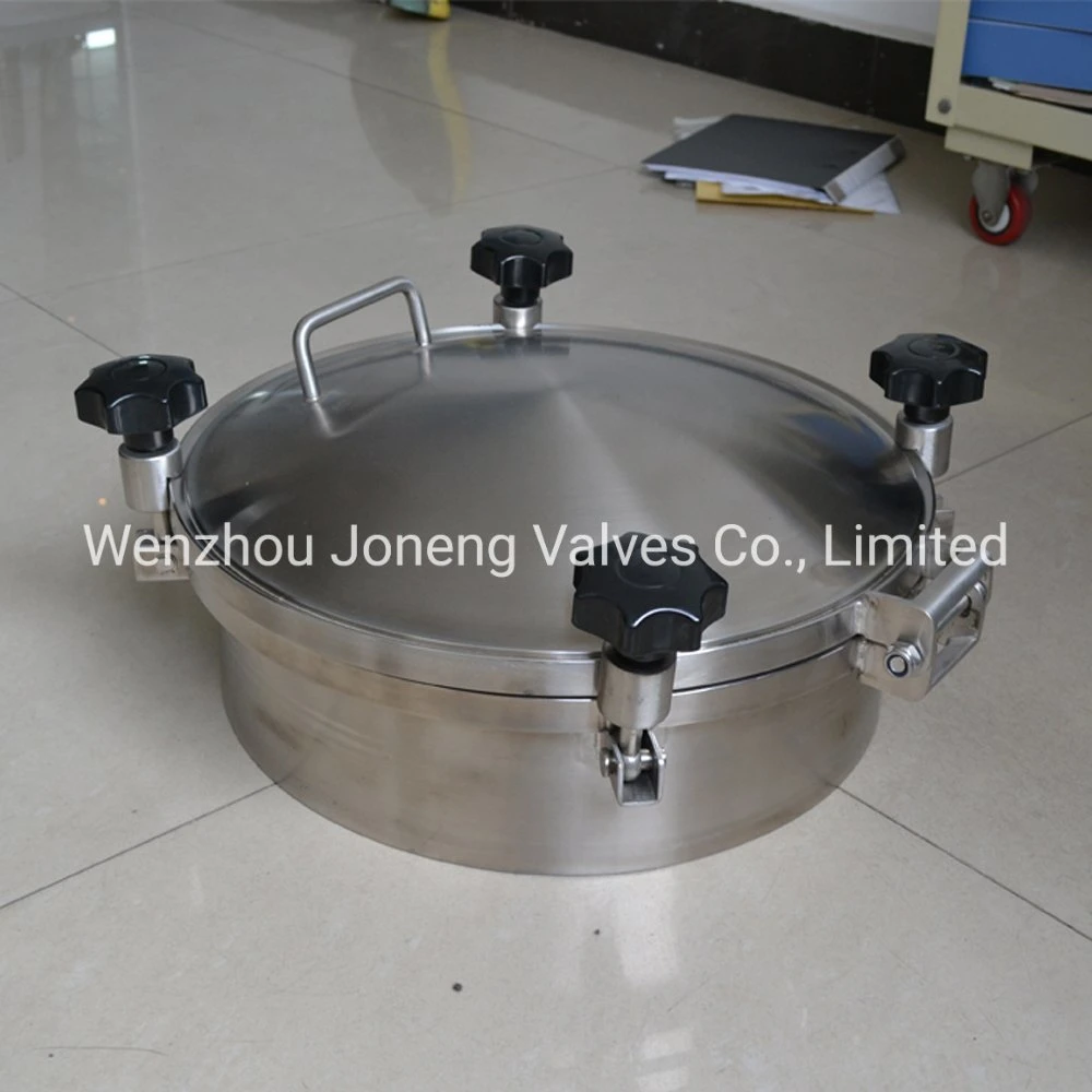 Joneng Stainless Steel Sanitary Grade Round Door with Plastic Knobs (JN-ML1001)