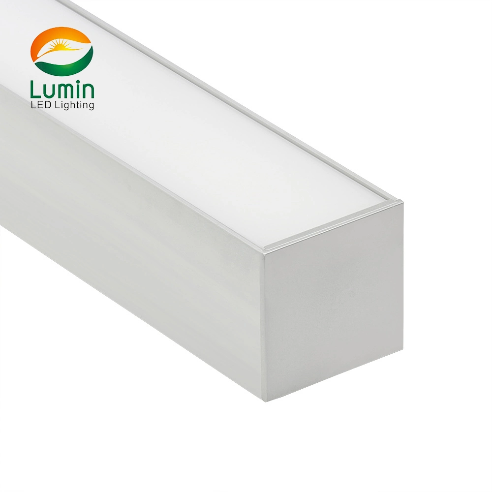 0.6/1.2/2.4m Custom Linkable Aluminum Profile Dimmable LED Linear Lamp Trunk Light Strip Cabinet Bar Light for Commercial Office Indoor Lighting