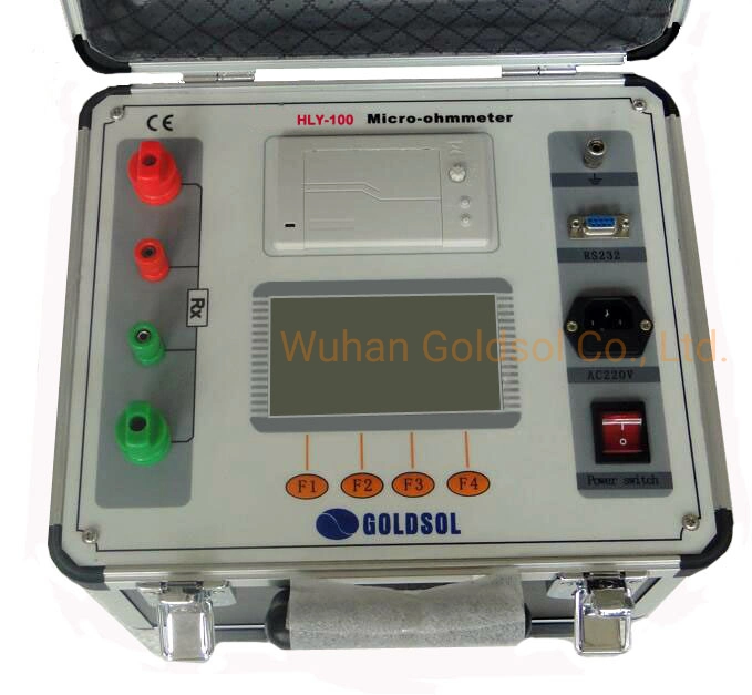 Dynamic Contact Resistance Measurement Low Resistance Ohmmeter Digital Microhmmeter 100A