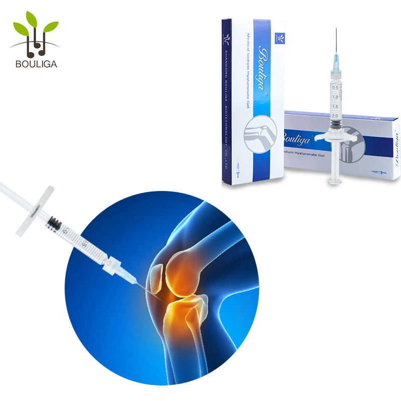 Bouliga Gel de osteoartritis de rodilla Inyecciones Hialurónico de lubricación del dolor de rodilla de inyección