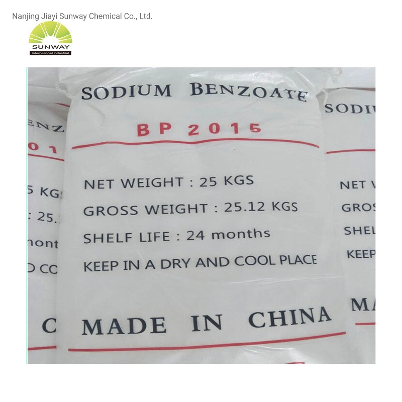 Elemento alimenticio conservantes Halal E211 ácido benzoico SAL sódica Sodio SAL de benzoato