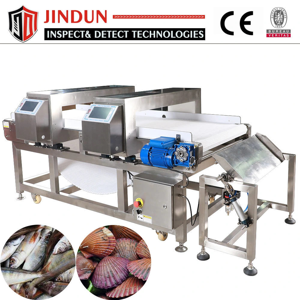 High Accuracy Food Production Line Metal Detector with Two Probes