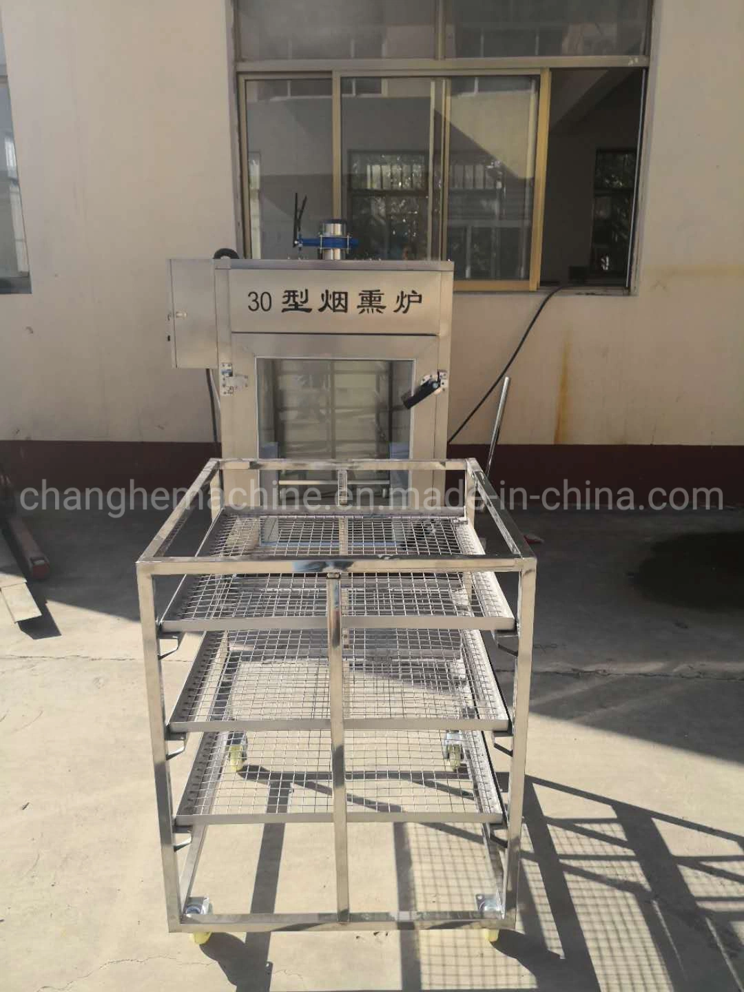 Commercial Sausage/Chicken /Meat Smoker/ Fish Smoking Machine for Food Processing Plants