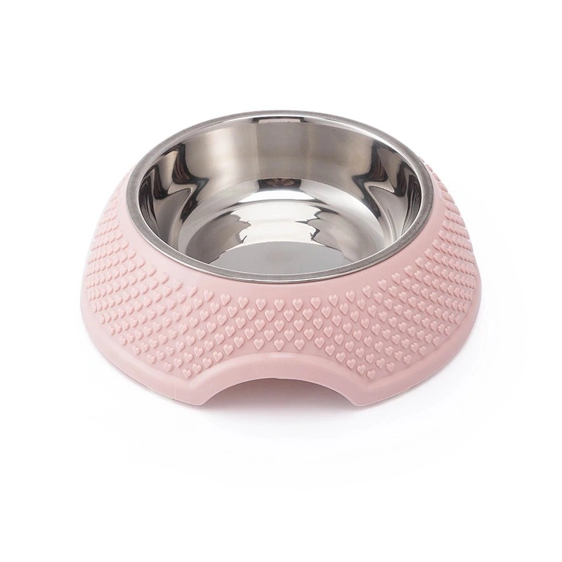 Mingwei Pet Supplies Stainless Steel Dog Bowl Cat Bowl Non-Slip Resistant Dog Food Water Basin