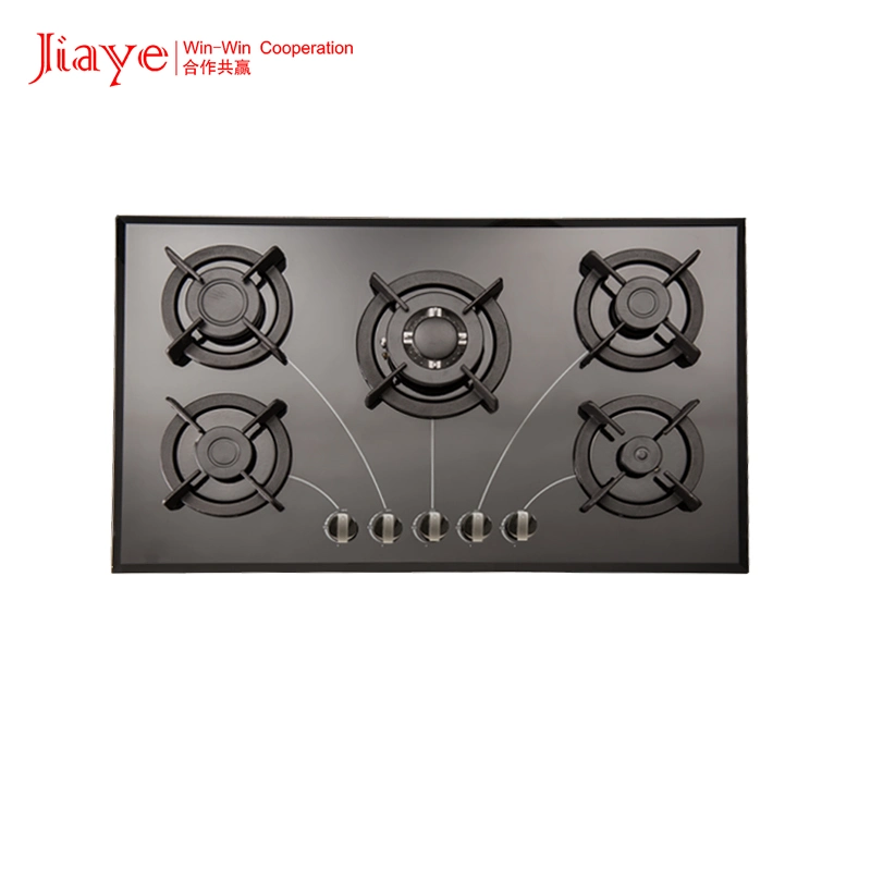 Commercial Kitchen Equipment Tempered Glass Europe Cooker 6 Burner Gas Stove Burners Gas Range