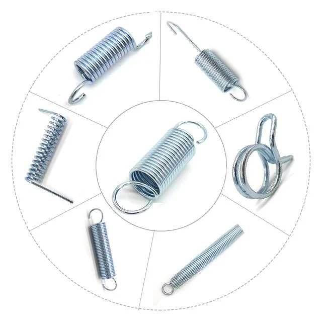 Hongsheng High quality/High cost performance Customized Wholesale/Supplier Carbon Steel Double Hook Tension Spring Return Spring