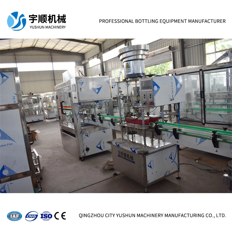 Linear Type Fully Automatic Plastic Jar Capping Sealing Machine with Cap Feeder